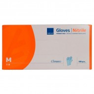 Abena Manusi nitril nepudrate albastre marimea M 100bucati Abena Manusi nitril nepudrate albastre marimea M 100bucati