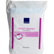 ABENA Manusi pentru spalarea corpului material netesut,impermeabile,16x23 cm, 50 buc