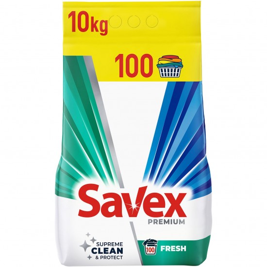 Savex Detergent Rufe Automat 10Kg 2In1 Fresh