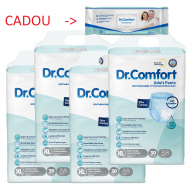 Pachet 4 x Chilot Absorbant Dr. Comfort XL (4x30 buc) + 1 x Șervețele Umede XXL 50 buc – Incontinență Adulți