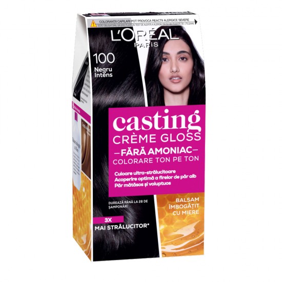 Casting Creme Gloss Vopsea Par 100 Negru Intens