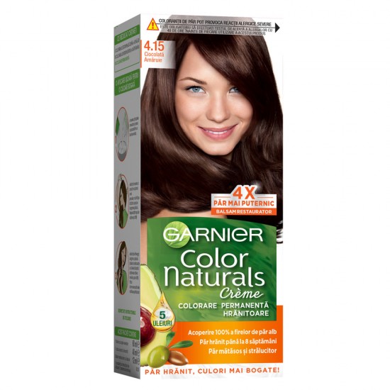 Garnier Color Naturals Vopsea Par 4/15 Ciocolata Amaruie