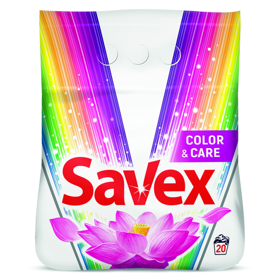 Savex Detergent Rufe Automat 2Kg Color Brightness Savex Detergent Rufe Automat 2Kg Color Brightness