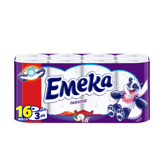 Emeka Hartie Igienica 16Role 3Straturi Paradise