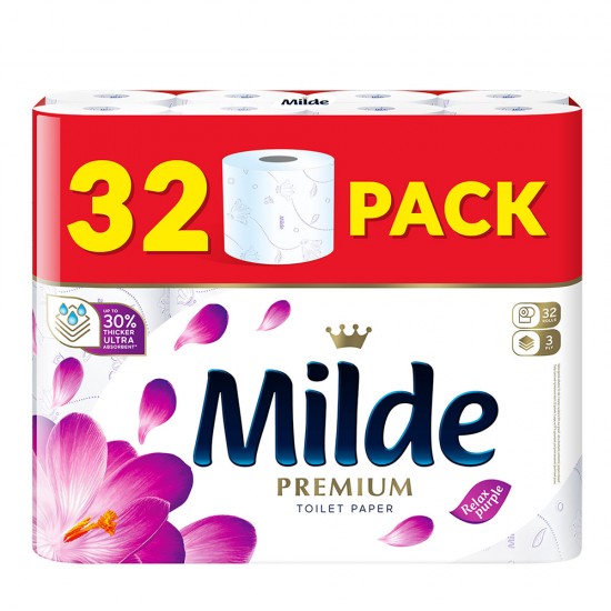Milde Hartie Igienica 32Role 3Straturi Relax Purple