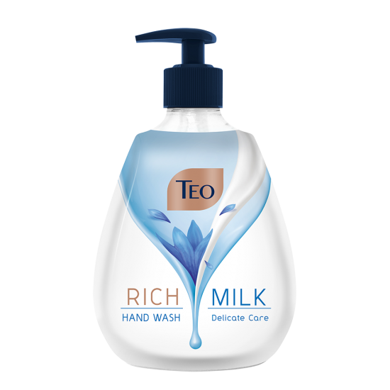 Teo Sapun Lichid 400Ml Rich Milk Delicate Care