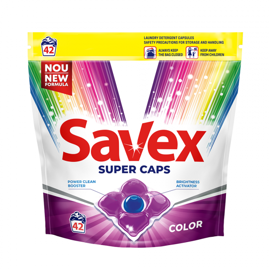 Savex Detergent Super Caps 42Buc Color Savex Detergent Super Caps 42Buc Color