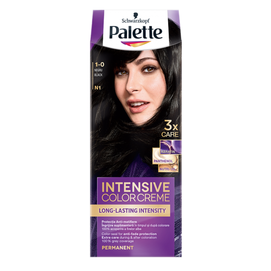 Palette Icc Vopsea Par N1 Negru Black Palette Icc Vopsea Par N1 Negru Black