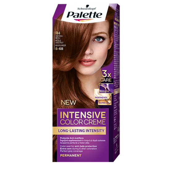 Palette Icc Vopsea Par R4/5-68 Castaniu Mediu Palette Icc Vopsea Par R4/5-68 Castaniu Mediu