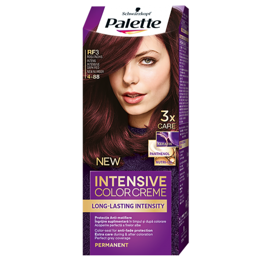 Palette Icc Vopsea Par Rf3 Roscat Inchis Intens Palette Icc Vopsea Par Rf3 Roscat Inchis Intens