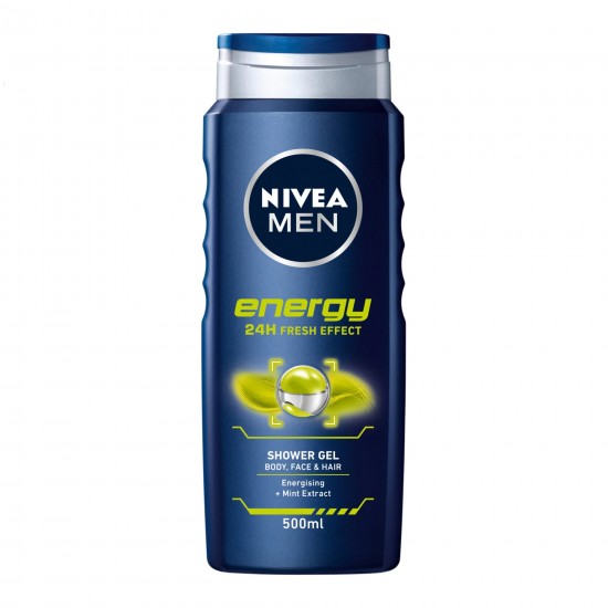 Nivea Gel Dus 500Ml Energy Men