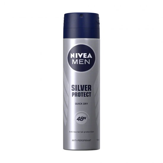 Nivea Antiperspirant Deo 150Ml Men Silver Protect