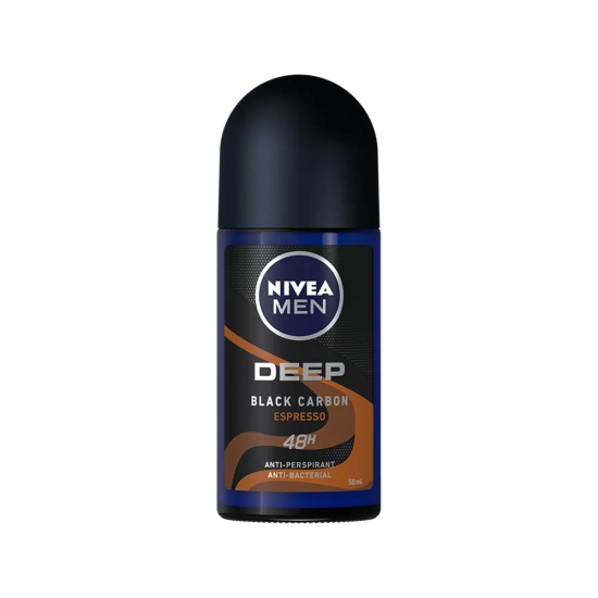 Nivea Antiperspirant Roll On 50Ml Men Deep Espresso