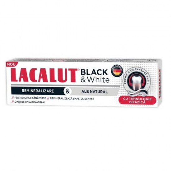 Lacalut Pasta Dinti 75Ml Black White