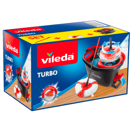 Vileda Turbo Set Mop Rotativ+Galeata
