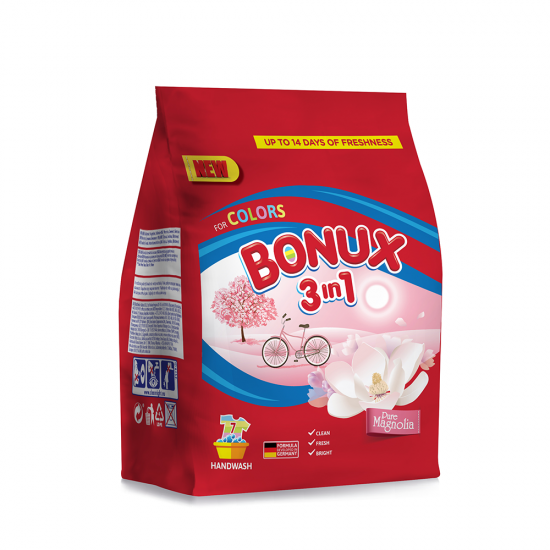 Bonux Detergent Manual 400Gr 3In1 Magnolia