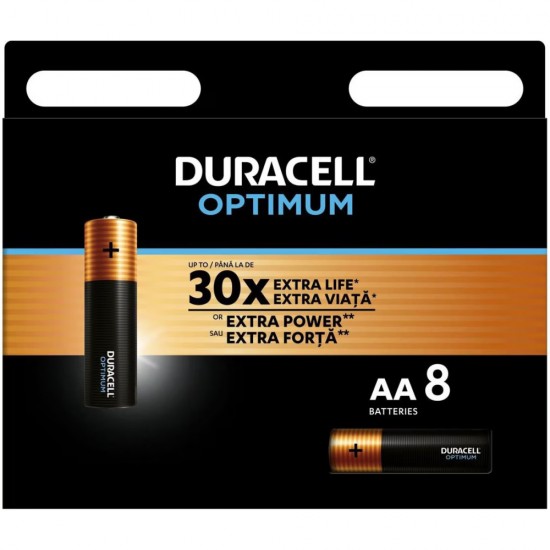 Duracell Optimum Baterii R6 Aa 8Buc/Set