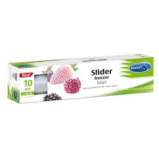 Stella Pungi Alimentare Cu Fermoar 3L 10Buc/Set