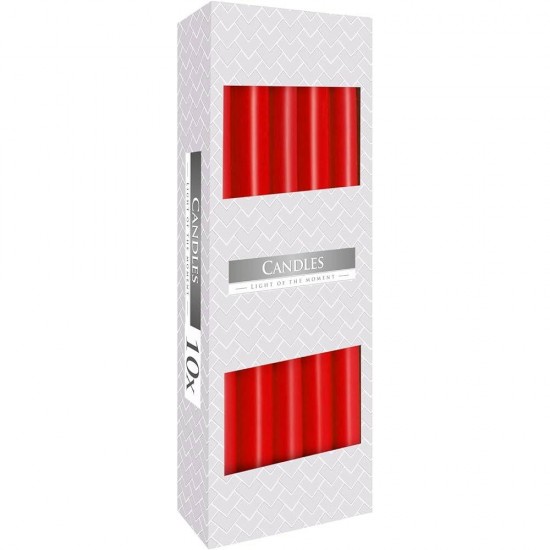 Lumanari Conice S30-030 Rosu 10Buc/Set