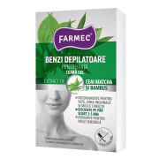 Farmec Benzi Depilatoare Fata Ceara Gel 20Buc+2Serv Aloe Vera Ceai Matcha Bambus Farmec Benzi Depilatoare Fata Ceara Gel 20Buc+2Serv Aloe Vera Ceai Matcha Bambus