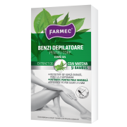 Farmec Benzi Depilatoare Corp Ceara Gel 16Buc+2Serv Aloe Ceai Matcha Bambus Farmec Benzi Depilatoare Corp Ceara Gel 16Buc+2Serv Aloe Ceai Matcha Bambus