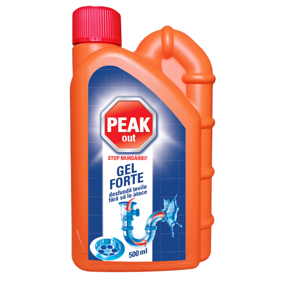 Peak Out Solutie Gel Desfundat 500Ml