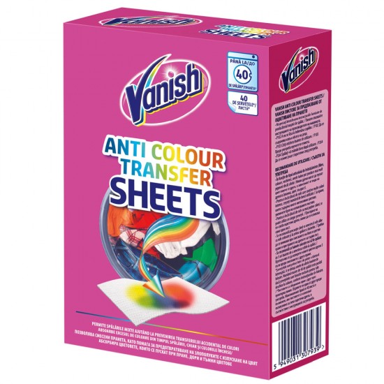 Vanish Servetele Color Protect 40Buc 40Spalari