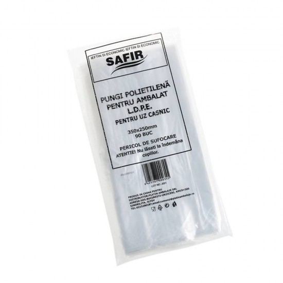 Pungi Congelator Safir 2Kg 90Buc