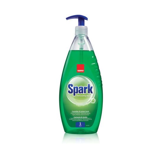 Sano Detergent Vase 1L Spark Castravete Lemon