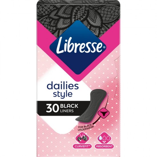 Libresse Absorbante Zilnice 30Buc Black Liners