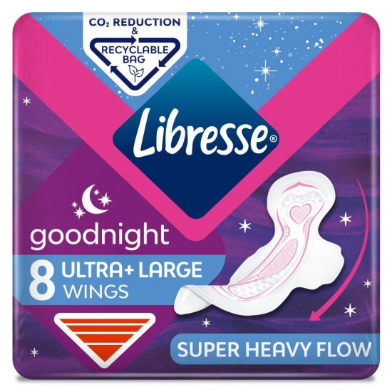 Libresse Absorbante 8Buc Night Ultra Large Wings