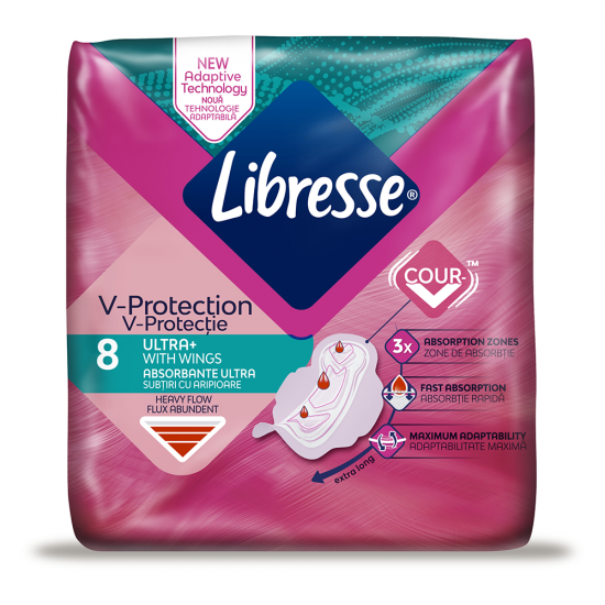 Libresse Absorbante 8Buc Ultra Long Wings