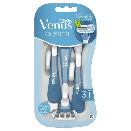 Gillette Aparat Ras Venus3 Oceana 3Buc