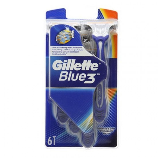 Gillette Aparat Ras Blue3 6Buc