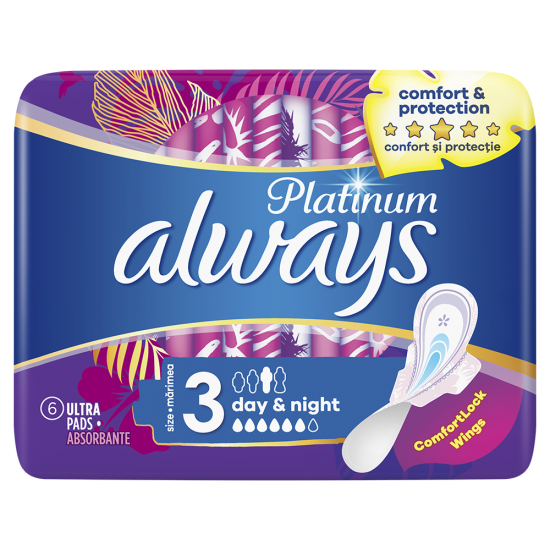 Always Absorbante 6Buc Platinum Ultra Night