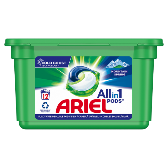 Ariel Detergent Capsule 12Buc Pods Allin1 Ms Ariel Detergent Capsule 12Buc Pods Allin1 Ms