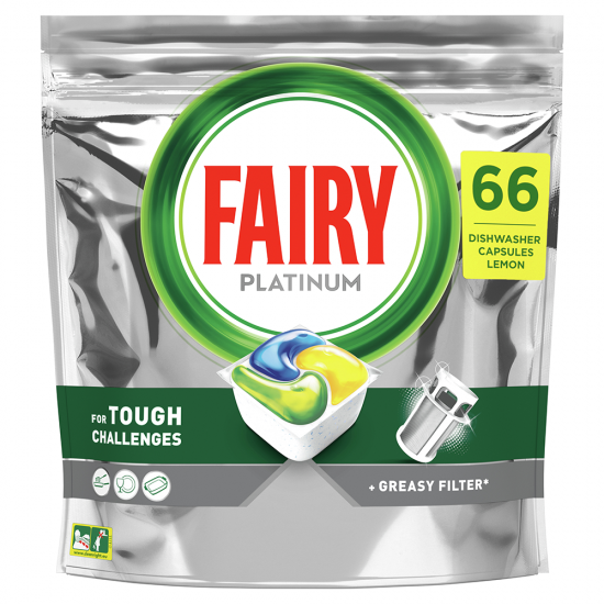 Fairy Detergent Capsule 66Buc Platinium Lemon Fairy Detergent Capsule 66Buc Platinium Lemon