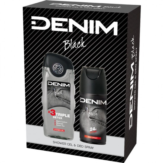 Denim Caseta Cadou (Sg250+Deo150) Black