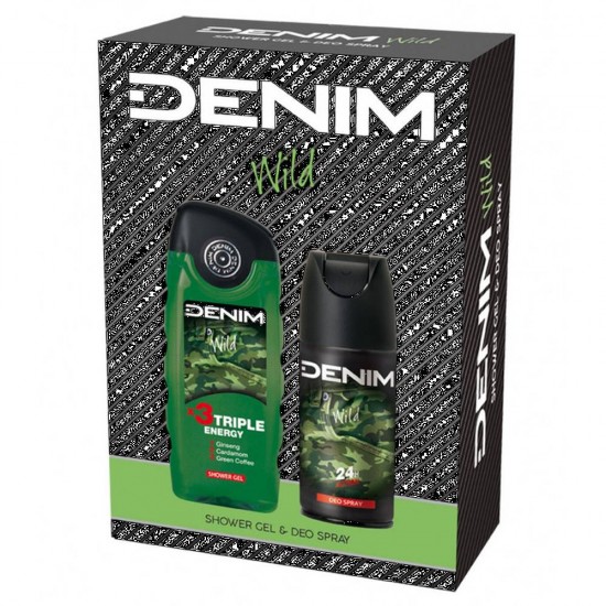 Denim Caseta Cadou (Sg250+Deo150) Wild