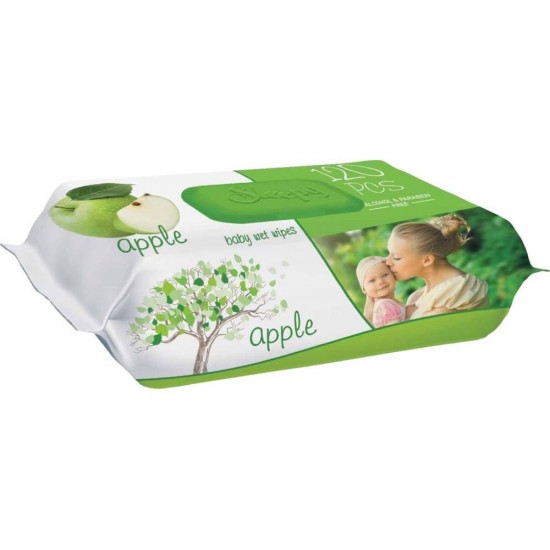 Sleepy Servetele Umede 120Buc Apple