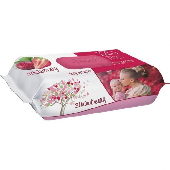 Sleepy Servetele Umede 120Buc Strawberry