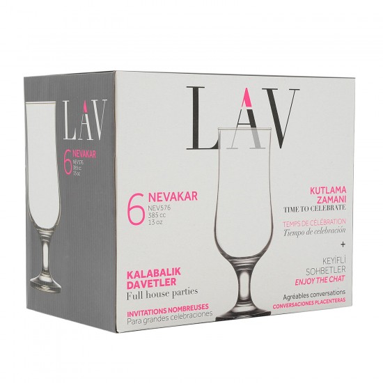 Lav Pahare Cu Picior Nevakar 576 385Cc 6Buc/Set
