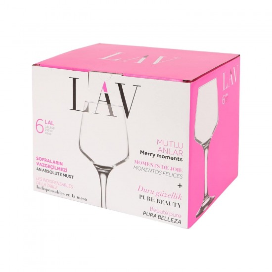 Lav Pahare Cu Picior 558 295Cc 6Buc/Set