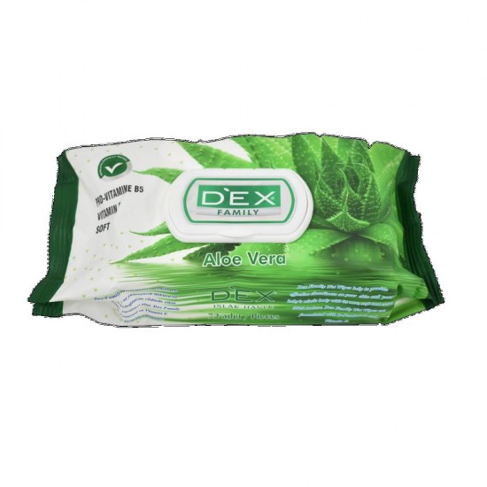 Dex Servetele Umede 72Buc Aloe Vera