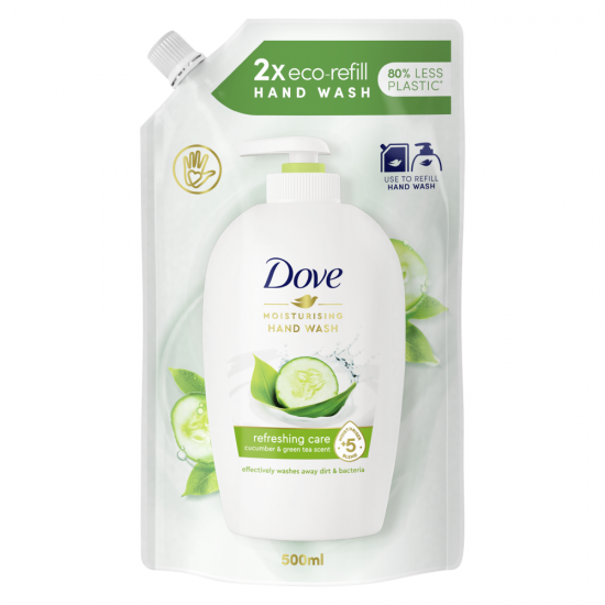 Dove Sapun Lichid Rezerva 500Ml Castravete