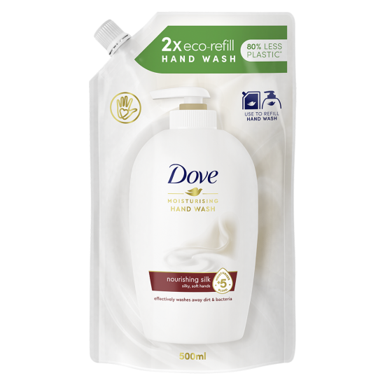 Dove Sapun Lichid Rezerva 500Ml Fine Silk