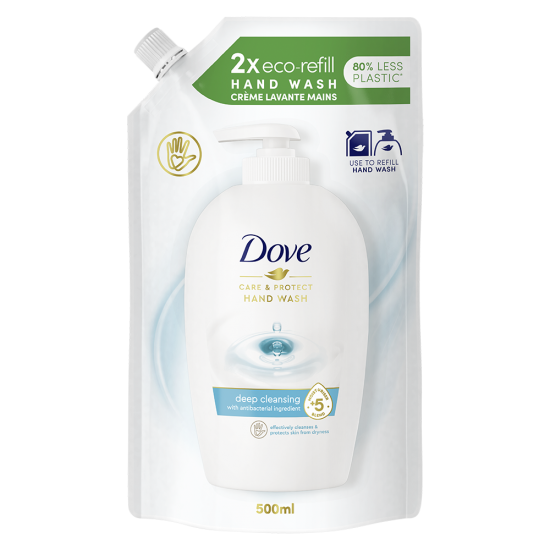 Dove Sapun Lichid Rezerva 500Ml Care Protect