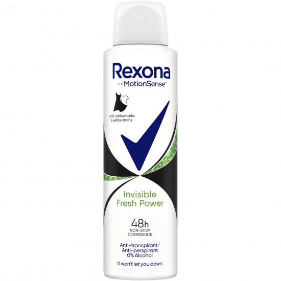 Rexona Antiperspirant Deo 150Ml Invisible Power Fresh