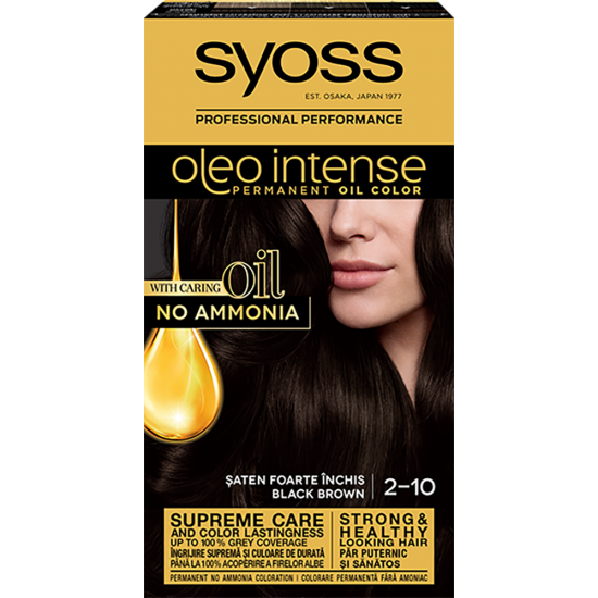 Syoss Vopsea Par Oleo 2/10 Black Brown
