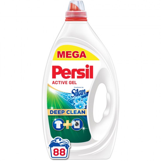 Persil Detergent Lichid 3.96L Silan Active Gel 88Spalari
